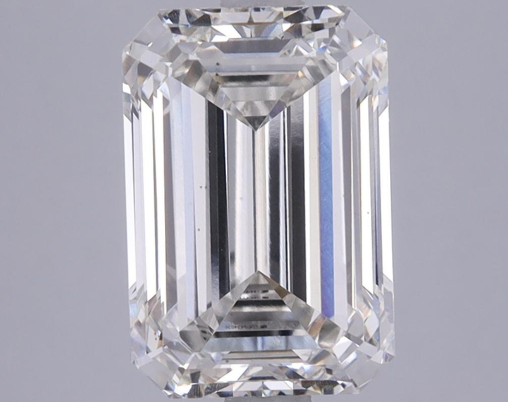 3.73 Carat Emerald Shaped Ideal Cut VS1 IGI Certified Lab Grown Diamond