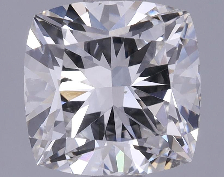1.38 Carat Cushion Shaped Ideal Cut VVS2 IGI Certified Lab Grown Diamond