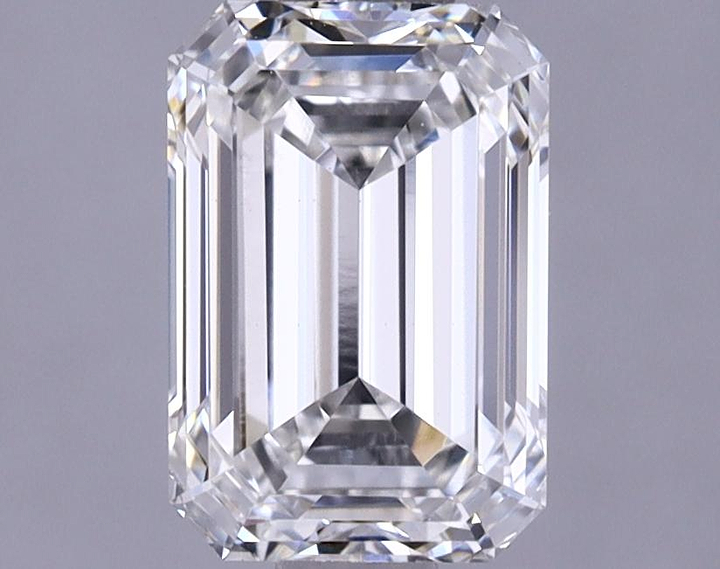 1.37 Carat Emerald Shaped Ideal Cut VS1 IGI Certified Lab Grown Diamond