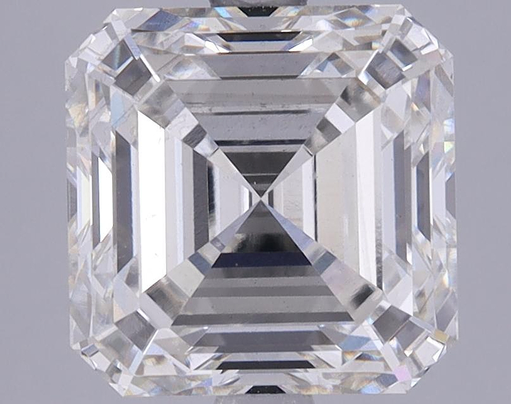 3.71 Carat Asscher Shaped Excellent Cut VS1 IGI Certified Lab Grown Diamond