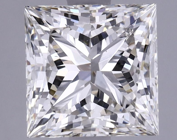1.71 Carat Princess Shaped Ideal Cut VS1 IGI Certified Lab Grown Diamond