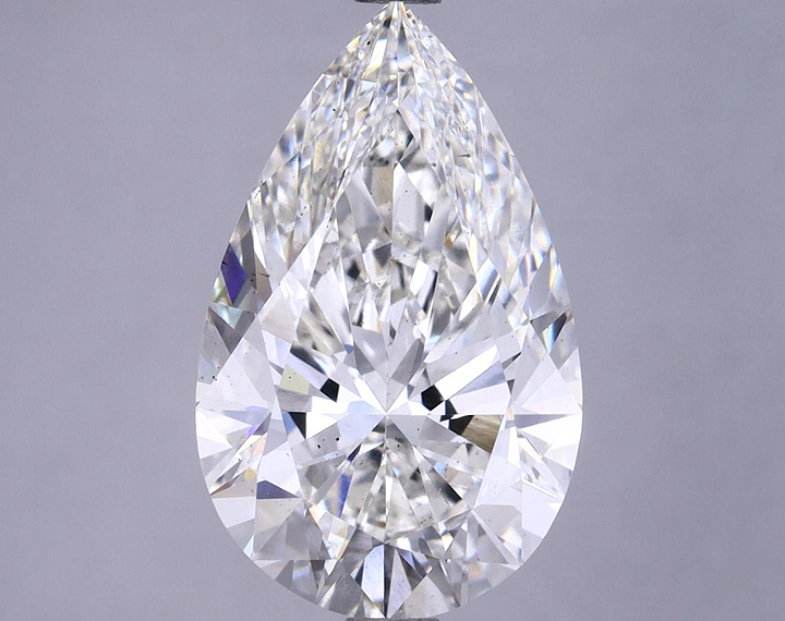 4.72 Carat Pear Shaped Ideal Cut VS2 IGI Certified Lab Grown Diamond