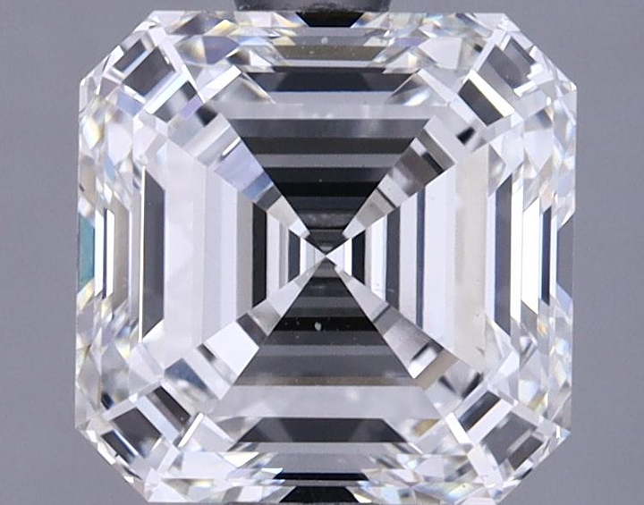 1.82 Carat Asscher Shaped Ideal Cut VS2 IGI Certified Lab Grown Diamond