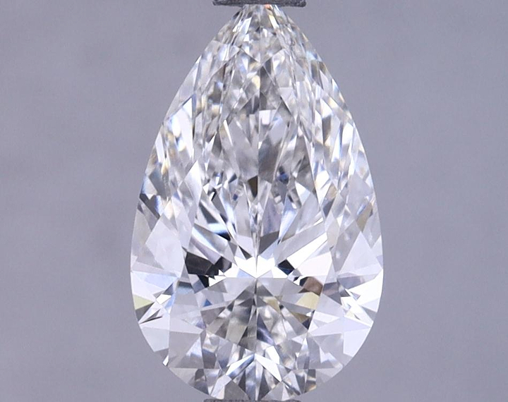 1.08 Carat Pear Shaped Ideal Cut IF IGI Certified Lab Grown Diamond