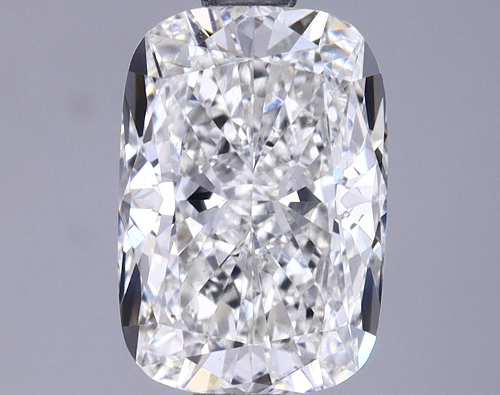 1.68 Carat Elongated Cushion Shaped Excellent Cut VVS2 IGI Certified Lab Grown Diamond