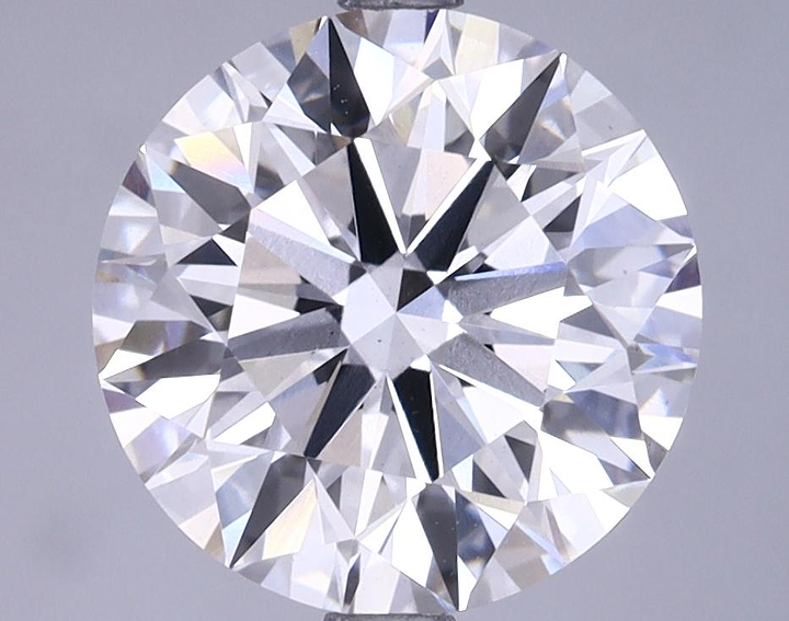 3.62 Carat Round Shaped Ideal Cut VS1 IGI Certified Lab Grown Diamond