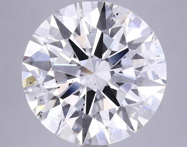 5.72 Carat Round Shaped Ideal Cut SI1 IGI Certified Lab Grown Diamond