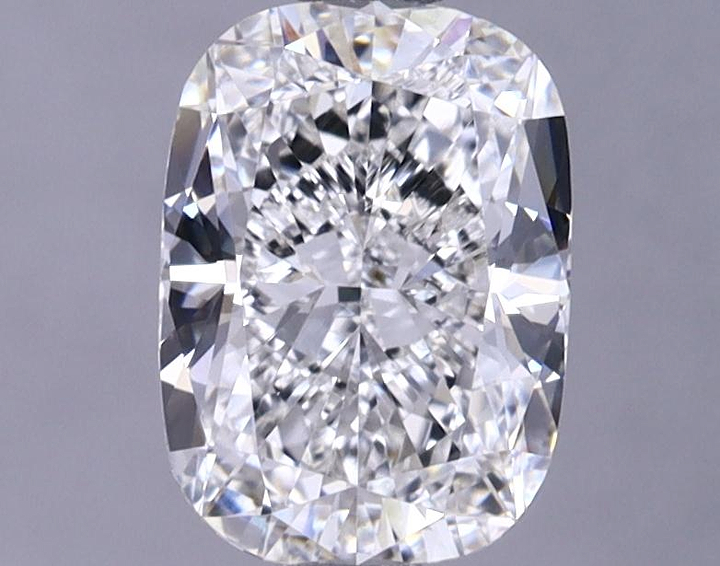 1.65 Carat Elongated Cushion Shaped Excellent Cut VVS2 IGI Certified Lab Grown Diamond