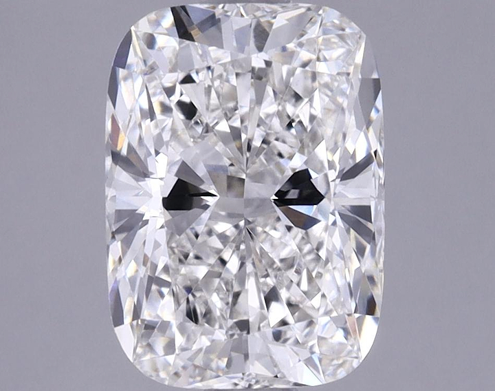 1.71 Carat Elongated Cushion Shaped Excellent Cut VVS2 IGI Certified Lab Grown Diamond