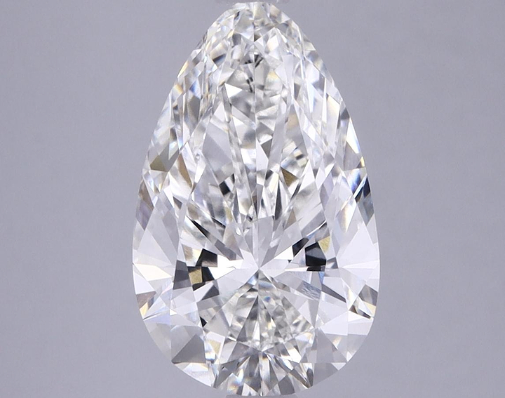 2.64 Carat Pear Shaped Ideal Cut VVS2 IGI Certified Lab Grown Diamond