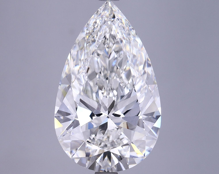 5.67 Carat Pear Shaped Ideal Cut VS1 IGI Certified Lab Grown Diamond