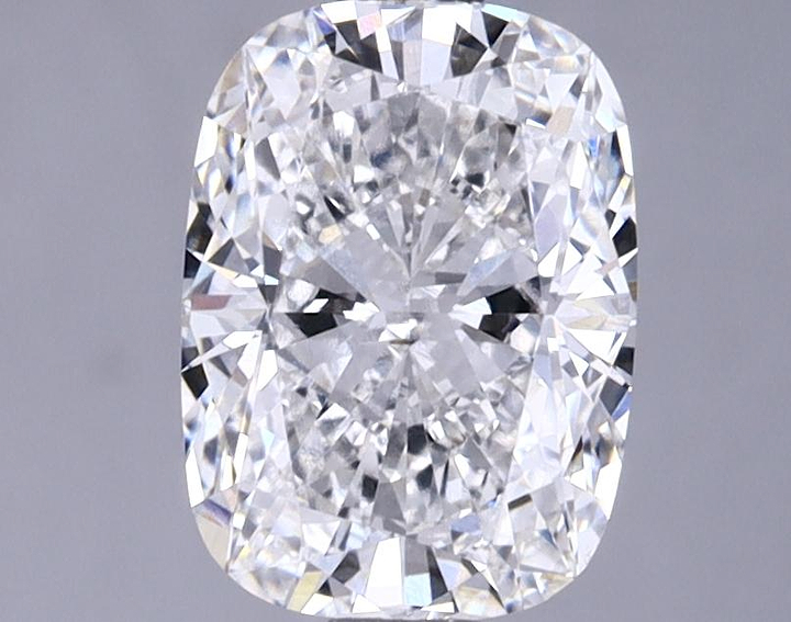 1.77 Carat Elongated Cushion Shaped Excellent Cut VVS2 IGI Certified Lab Grown Diamond