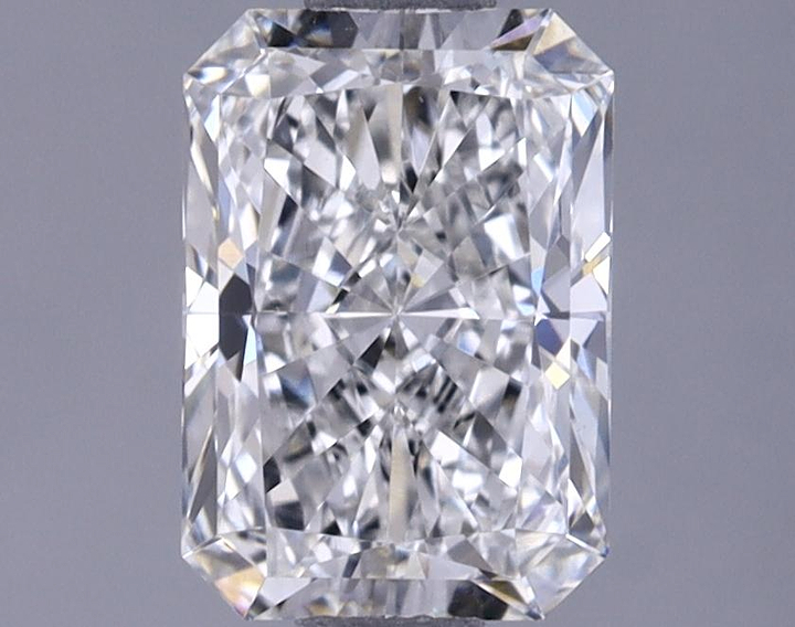 1.28 Carat Radiant Shaped Ideal Cut VVS2 IGI Certified Lab Grown Diamond