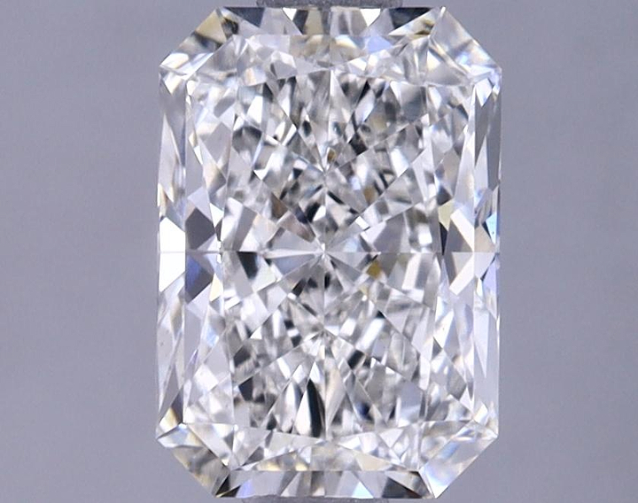 1.38 Carat Radiant Shaped Ideal Cut VVS2 IGI Certified Lab Grown Diamond