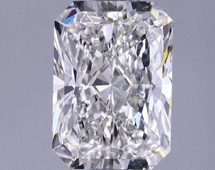 1.57 Carat Radiant Shaped Ideal Cut VVS2 IGI Certified Lab Grown Diamond