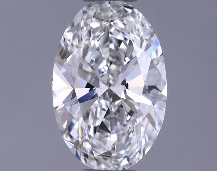 0.7 Carat Oval Shaped Excellent Cut VVS2 IGI Certified Lab Grown Diamond