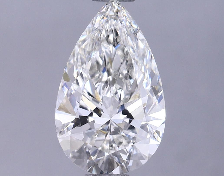 1.09 Carat Pear Shaped Ideal Cut VVS2 IGI Certified Lab Grown Diamond