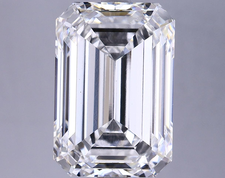 6.56 Carat Emerald Shaped Ideal Cut VS1 IGI Certified Lab Grown Diamond