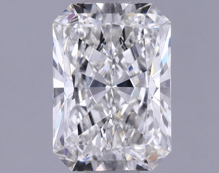 0.86 Carat Radiant Shaped Ideal Cut VVS2 IGI Certified Lab Grown Diamond