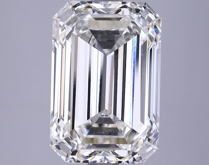 4.52 Carat Emerald Shaped Excellent Cut VS1 IGI Certified Lab Grown Diamond