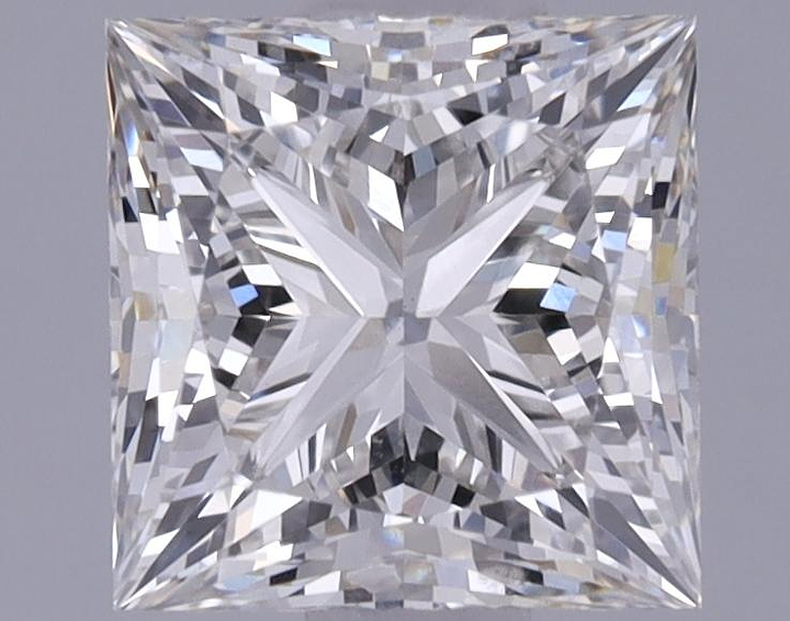 1.09 Carat Princess Shaped Ideal Cut VVS2 IGI Certified Lab Grown Diamond