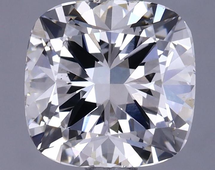 1.63 Carat Cushion Shaped Ideal Cut VVS2 IGI Certified Lab Grown Diamond