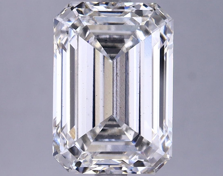 4.88 Carat Emerald Shaped Ideal Cut VS2 IGI Certified Lab Grown Diamond