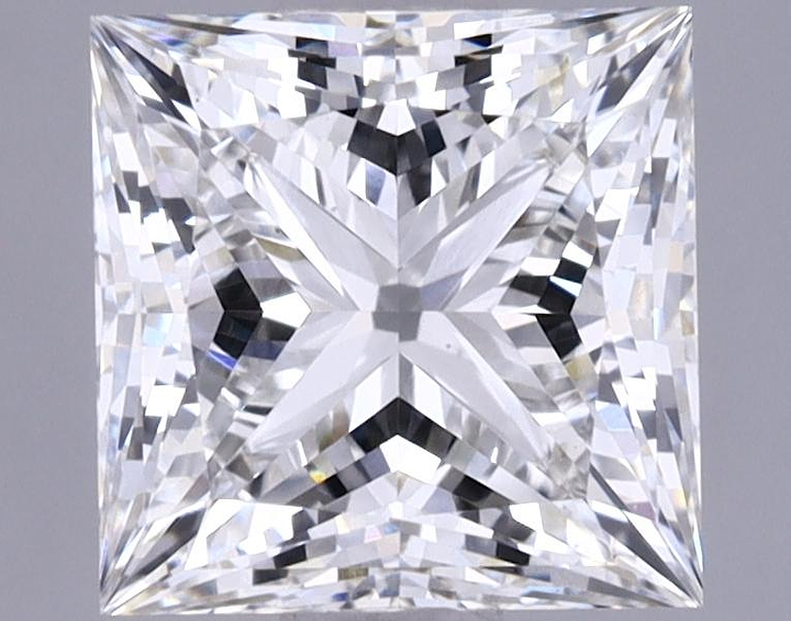 1.76 Carat Princess Shaped Ideal Cut VS1 IGI Certified Lab Grown Diamond