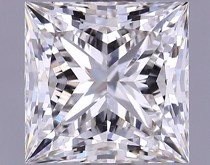1.64 Carat Princess Shaped Very Good Cut VVS2 IGI Certified Lab Grown Diamond