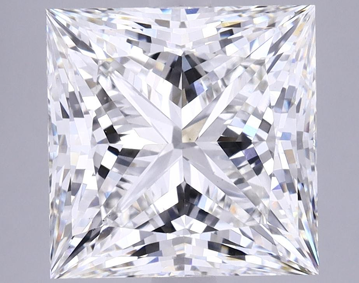 5.26 Carat Princess Shaped Ideal Cut VS1 IGI Certified Lab Grown Diamond