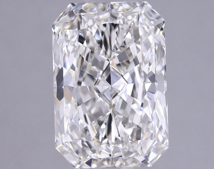 1.42 Carat Radiant Shaped Ideal Cut VVS2 IGI Certified Lab Grown Diamond