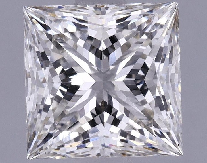 1.74 Carat Princess Shaped Ideal Cut VS1 IGI Certified Lab Grown Diamond