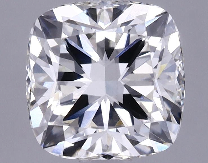 1.41 Carat Cushion Shaped Ideal Cut VVS2 IGI Certified Lab Grown Diamond