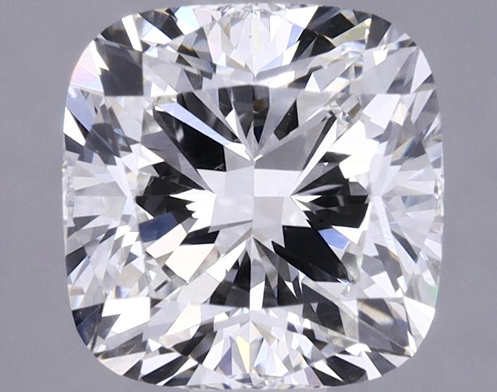 1.74 Carat Cushion Shaped Ideal Cut VVS2 IGI Certified Lab Grown Diamond