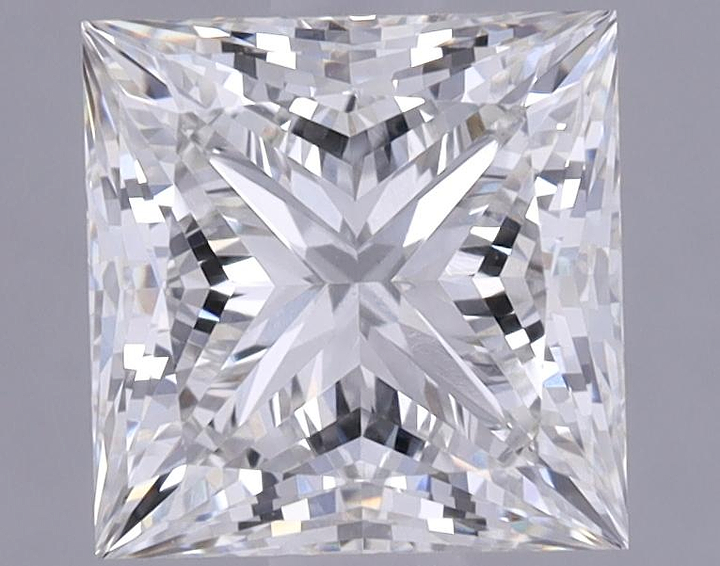 1.94 Carat Princess Shaped Ideal Cut VVS2 IGI Certified Lab Grown Diamond