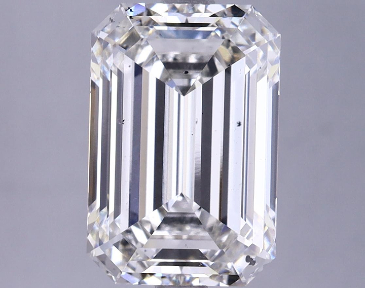 4.64 Carat Emerald Shaped Excellent Cut VS2 IGI Certified Lab Grown Diamond