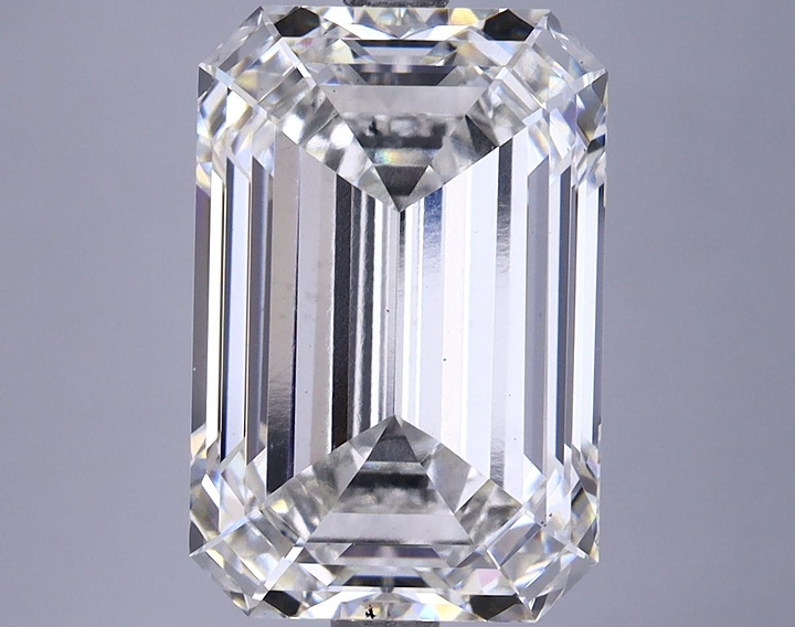 6.15 Carat Emerald Shaped Excellent Cut VS1 IGI Certified Lab Grown Diamond