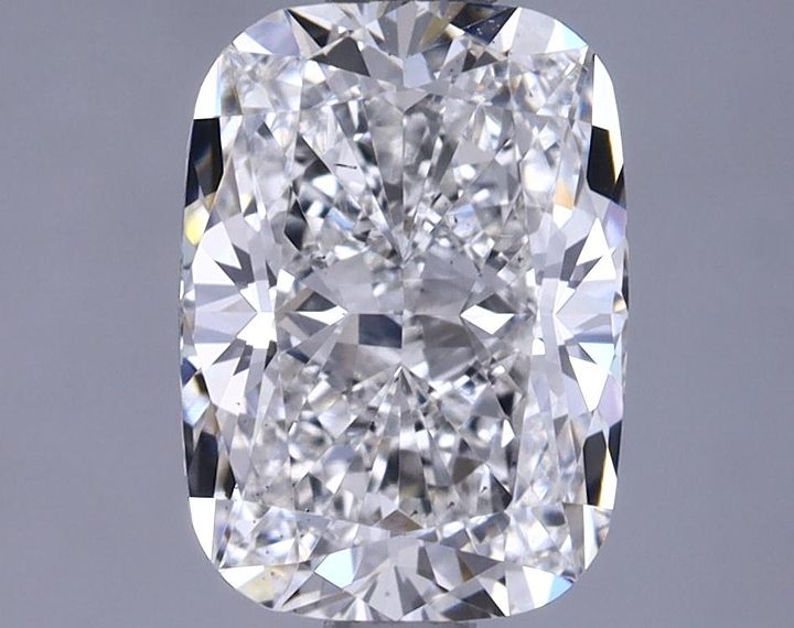 1.63 Carat Elongated Cushion Shaped Excellent Cut VS2 IGI Certified Lab Grown Diamond