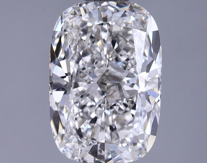 1.66 Carat Elongated Cushion Shaped Excellent Cut VS2 IGI Certified Lab Grown Diamond