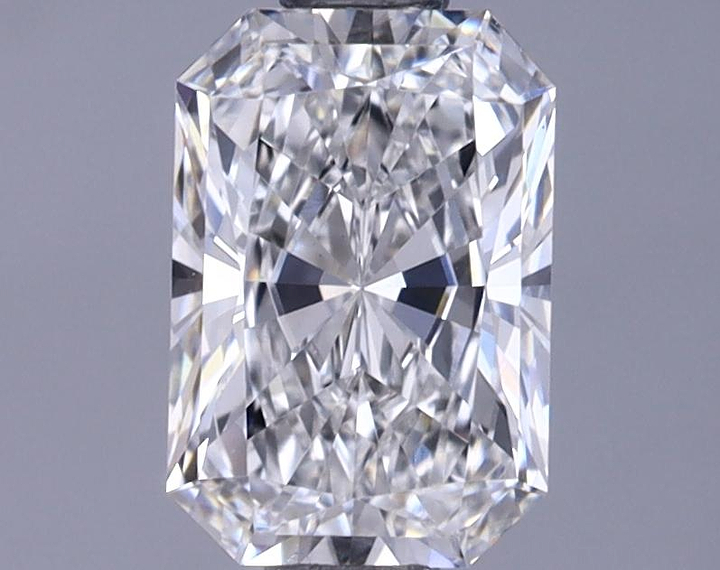 0.92 Carat Radiant Shaped Ideal Cut VVS2 IGI Certified Lab Grown Diamond