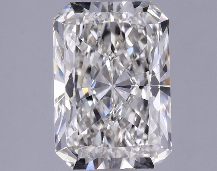 1.25 Carat Radiant Shaped Ideal Cut VVS2 IGI Certified Lab Grown Diamond