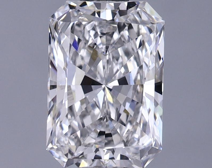 0.98 Carat Radiant Shaped Ideal Cut VVS2 IGI Certified Lab Grown Diamond