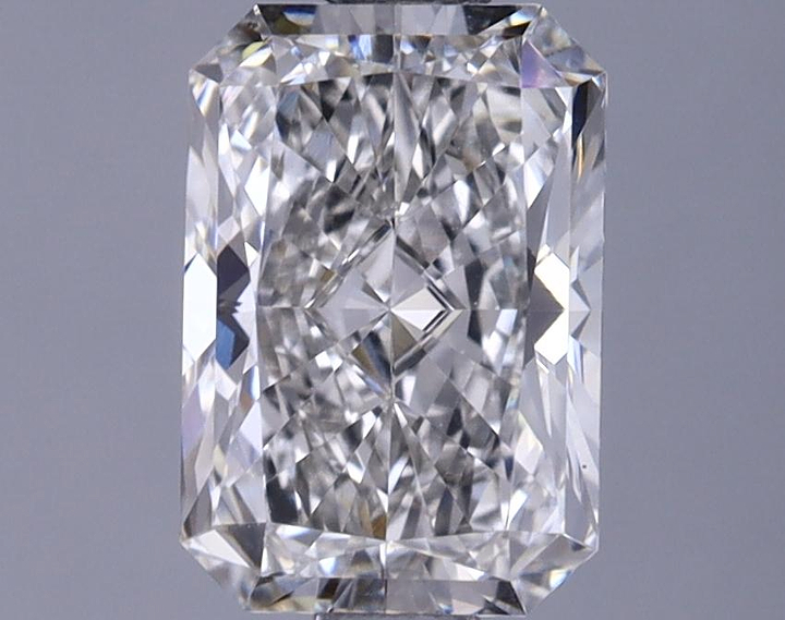 1.26 Carat Radiant Shaped Ideal Cut VVS2 IGI Certified Lab Grown Diamond
