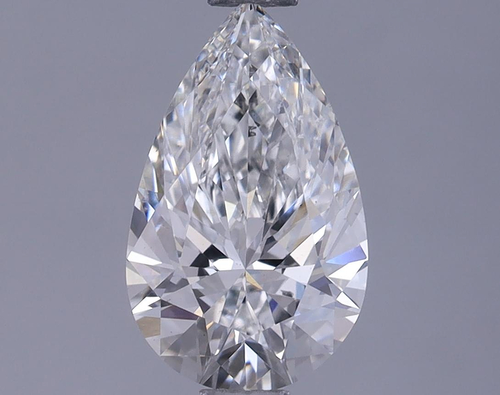 1.08 Carat Pear Shaped Ideal Cut SI1 IGI Certified Lab Grown Diamond