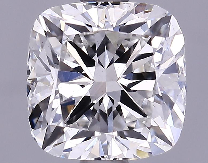1.65 Carat Cushion Shaped Ideal Cut VS2 IGI Certified Lab Grown Diamond