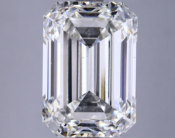 4.9 Carat Emerald Shaped Ideal Cut VS1 IGI Certified Lab Grown Diamond