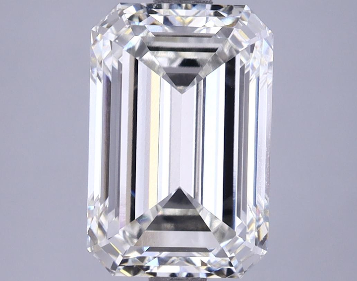 3.73 Carat Emerald Shaped Excellent Cut VS1 IGI Certified Lab Grown Diamond
