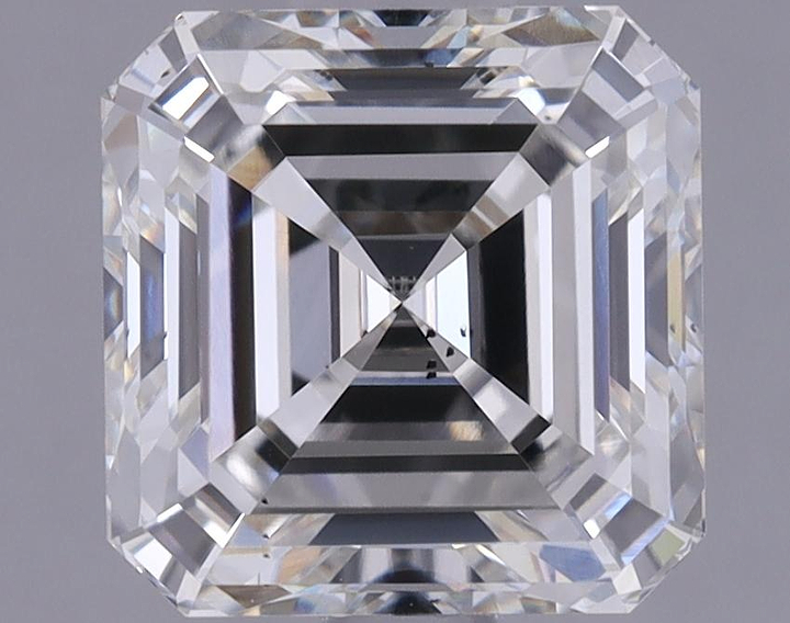 1.75 Carat Asscher Shaped Ideal Cut VS2 IGI Certified Lab Grown Diamond