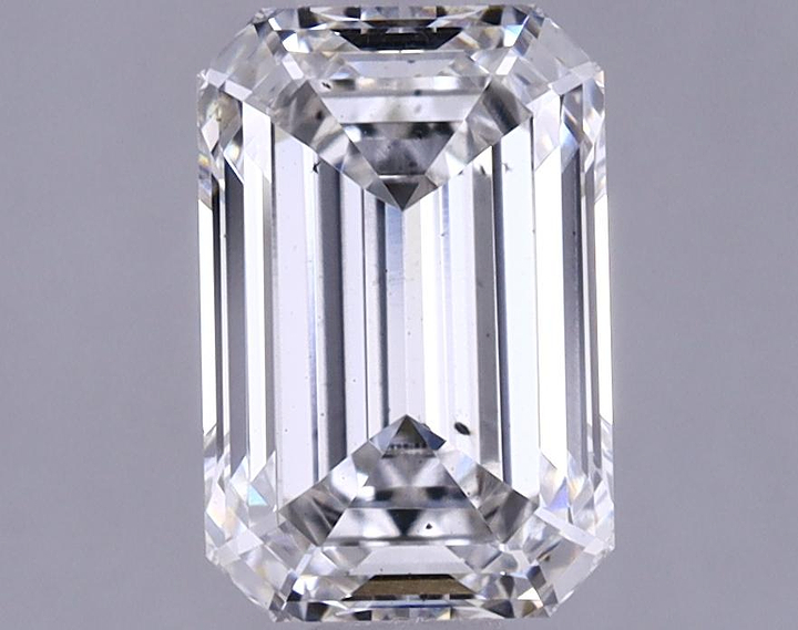 1.34 Carat Emerald Shaped Excellent Cut VS2 IGI Certified Lab Grown Diamond