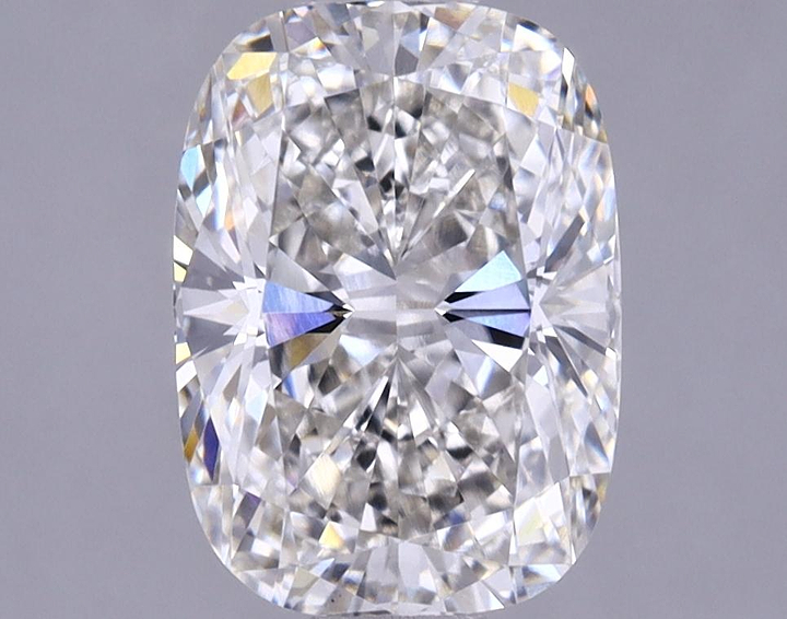 1.52 Carat Elongated Cushion Shaped Excellent Cut VVS2 IGI Certified Lab Grown Diamond